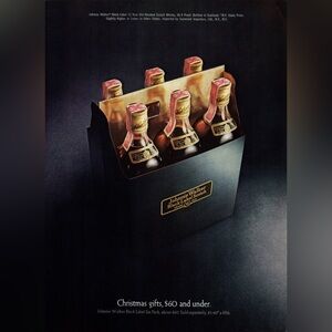 5/$20 Johnnie Walker 1968 Advertisement